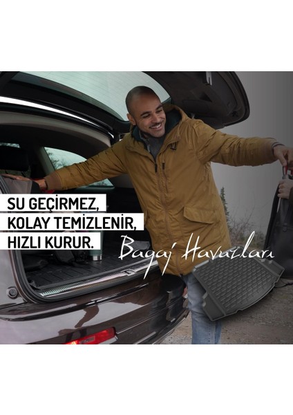Renault Kangoo Combi (2024 ve Sonrası) Bagaj Havuzu (Bagaj Demir Setli)