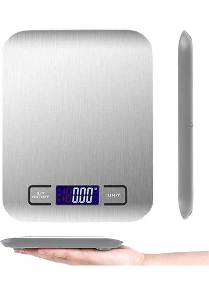 Techfit Dijital Mutfak Terazisi -Led Ekran Mutfak Tartısı 5 kg modelleri