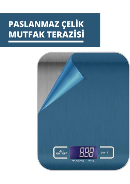 Techfit Dijital Mutfak Terazisi -Led Ekran Mutfak Tartısı 5 kg indirimleri