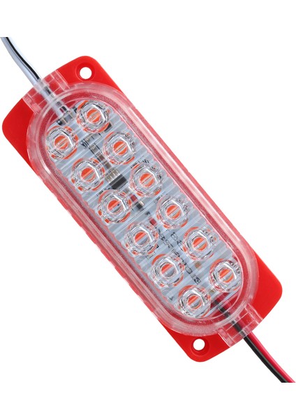 Parlak Yanıp Sönen Kırmızı Modül LED 2835 24 Volt 1.2 Watt