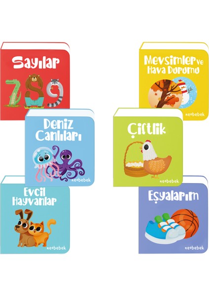 Mini Mini Kitaplar Serisi (6 Kitap)