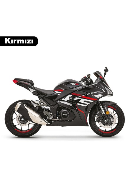 Rks R250 Motosiklet Jant Içi Sticker Etiket Modeli Kırmızı fiyatları