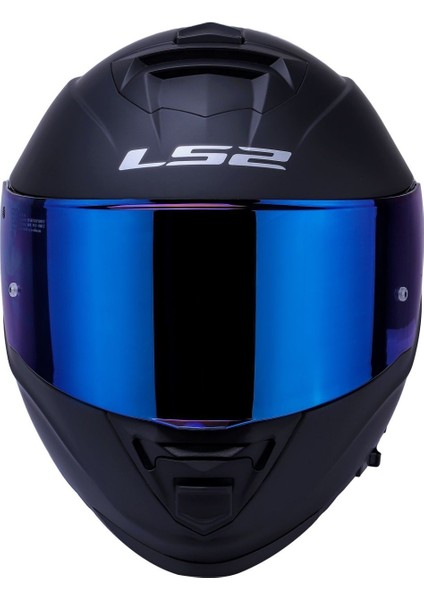 Storm 2 Mat Siyah Kapalı Motosiklet Kaskı Mavi Camlı fiyatları