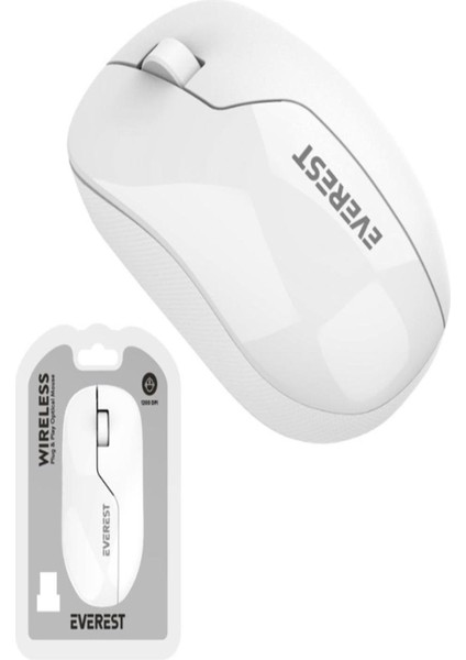 USB Kablosuz Mouse Beyaz SMW-973