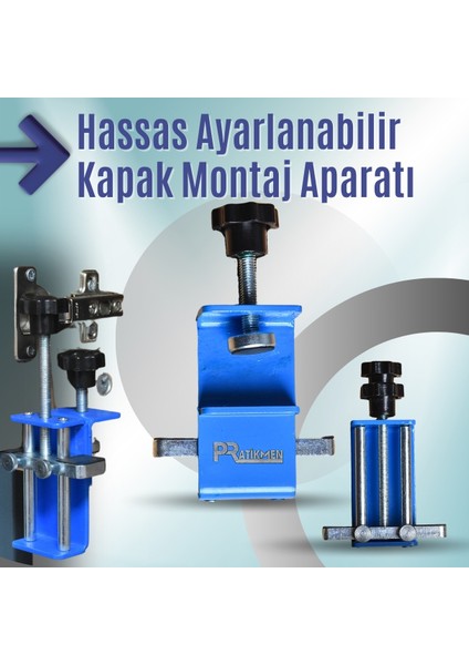 Hassas Ayarlanabilir Kapak Montaj aparatı