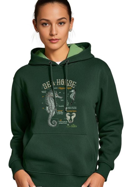 Sea Horse Anatomy Tasarım Sweatshirt, Erkek Sweatshirt, Kadın Sweatshirt modelleri