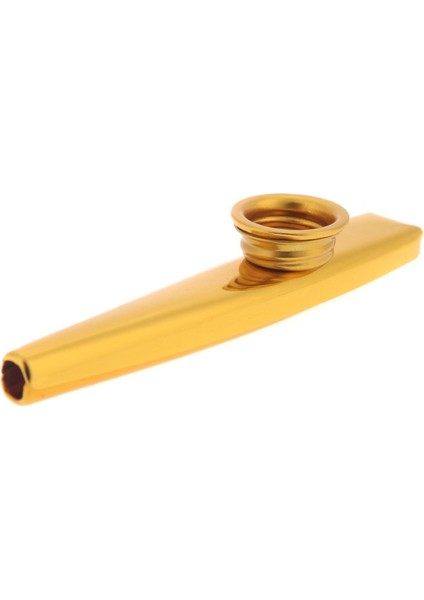 Kazoo Alüminyum Alaşımlı Metal 5 Adet Hediyeler Çocuklar Için Flüt Diyafram Müzik Severler-Altın (Yurt Dışından)