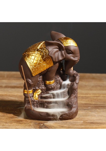 Fil Geri Akış Tütsü Tutucu Tütsü Şelale Brülör Duman Şelale Tütsü Çubukları Brülör Ev Altın (Yurt Dışından) fiyatları