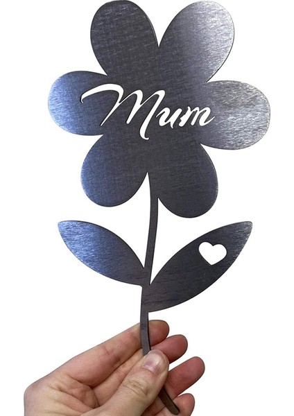 Mum Metal Demir Çiçek, El Dövme Çiçek Bahçesi Heykeli Gül Tahtası Bahçe Sanatı Ev Dekorasyonu -A (Yurt Dışından)