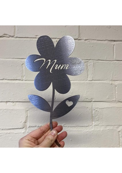 Mum Metal Demir Çiçek, El Dövme Çiçek Bahçesi Heykeli Gül Tahtası Bahçe Sanatı Ev Dekorasyonu -A (Yurt Dışından)