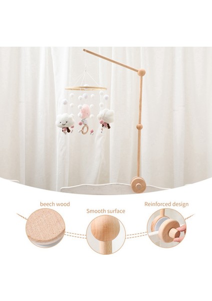 Bebek Beşiği Hareketli Kol - Beşik Için Ahşap Hareketli Kol Beşik Için Hareketli Askı Kız Bebek Kreş Dekoru (Yurt Dışından) fırsatları