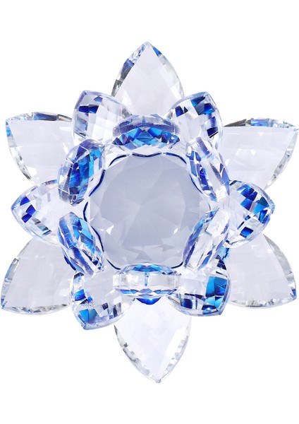 Mavi Kristal Çiçek Süslemeleri Kristal Lotus Iç Dekorasyon Kristal Cam Lotus Süslemeleri Yaratıcı (Küçük) (Yurt Dışından) fiyatları