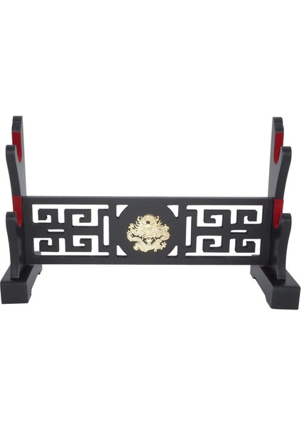 Yastıklı Standı Ekran Kadife Korumak Rafı Katana Genji Japon Tapınakçı Standı-Ejderha (Yurt Dışından)