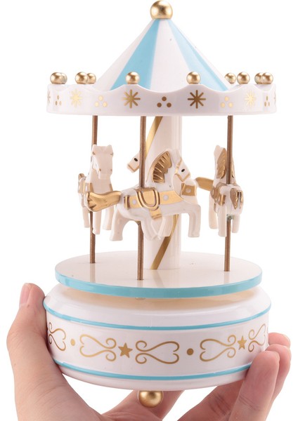 Müzik Kutusu Merry Go Round Müzik Kutusu Odası Süslemeleri Dönebilen Wind Up Müzik Kutusu Erkek Kız Için En Iyi Hediyeler Hediye B (Yurt Dışından)