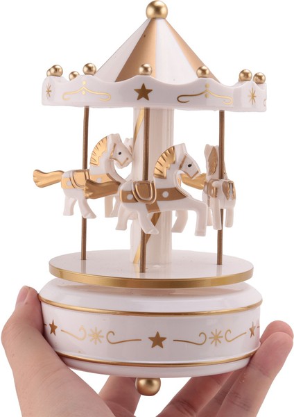Müzik Kutusu Merry Go Round Müzik Kutusu Odası Süslemeleri Dönebilen Wind Up Müzik Kutusu Erkek Kız Için En Iyi Hediyeler Hediye D (Yurt Dışından)