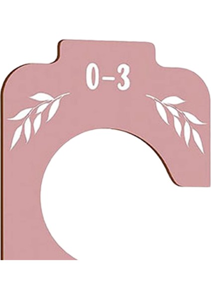 16 Adet Ahşap Bebek Dolabı Bölücüleri Bebek Giysileri Düzenleyici Yenidoğan Malzemeleri Yeni Ebeveynler Için (Yurt Dışından) fiyatları