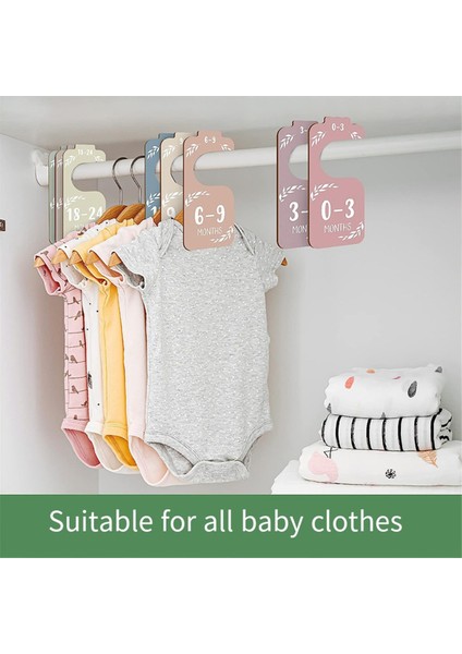 16 Adet Ahşap Bebek Dolabı Bölücüleri Bebek Giysileri Düzenleyici Yenidoğan Malzemeleri Yeni Ebeveynler Için (Yurt Dışından) indirimleri