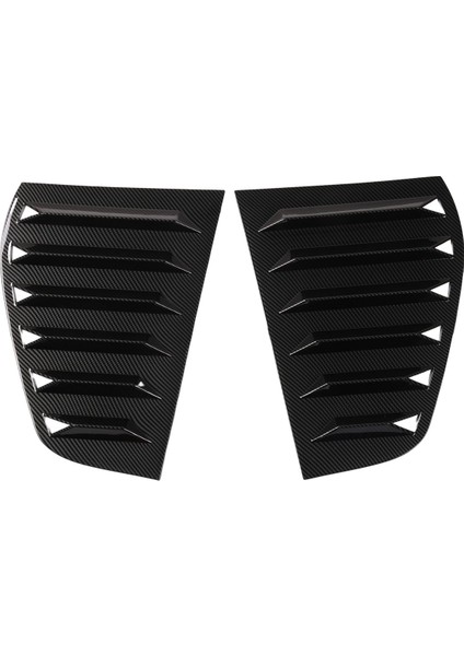 Arka Yan Cam Panjur Arka Üçgen Pencere Köpekbalığı Yanak Dekorasyon Çıkartması Vw Vw Golf Golf/r Gtı Mk6 2010-2014 (Yurt Dışından)