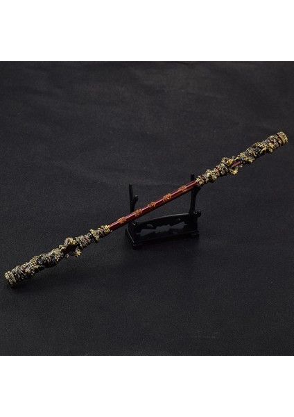 Siyah Efsane Wukong Silahı Ruyi Asası Dövüş Sanatları Bo Asası Oyun Koleksiyonu Masa Odası Dekorasyonu Hediye Bakır (Yurt Dışından)