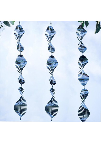 4set Metal Kuş Korkutma Diskleri Kuş Reflektörlü Parlak Rüzgar Döndürücüler, Açık Hava Ev Bahçe Dekorasyonu Asma (Yurt Dışından)