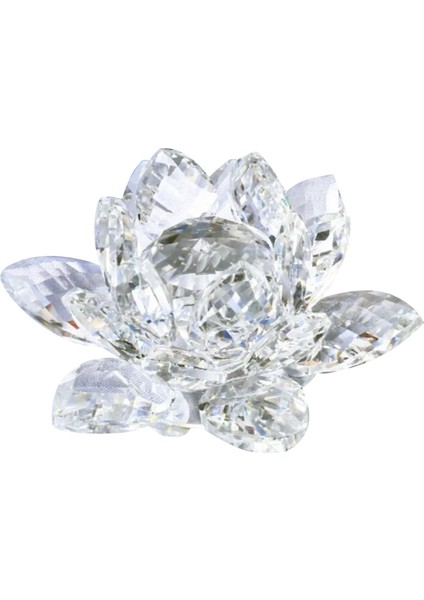 Kristal Lotus Çiçeği Heykelciği Sevgililer Günü Düğün Dekoru Cam El Sanatları Koleksiyonu Kağıt Ağırlığı Masa Süsleri Hatıra Hediye (Yurt Dışından) fırsatları