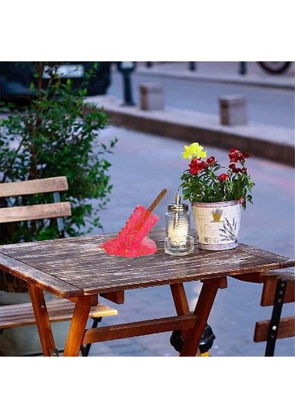 Eriyen Popsicle Heykeli, Yaratıcı Eriyen Dondurma Reçine Süslemeleri, Yaz Serin Lolipop El Sanatları, Yaz Plaj Serinliği, B (Yurt Dışından) modelleri