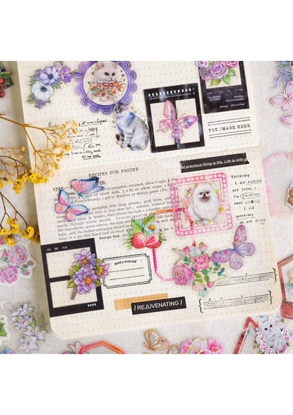 4packs Scrapbook Sticker Fotoğraf Çerçevesi Sticker Dıy Fotoğraf Albümü Scrapbooking Ev Yapımı Günlük Hediye Not Defteri Günlükler Sanatlar (Yurt Dışından) fırsatları