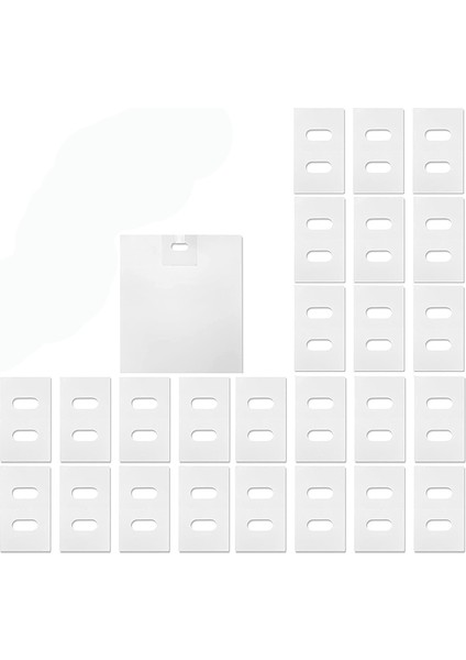 Dikey Kör Tamir Tırnakları-25 Set Şeffaf Dikey Kör Tamir Tırnakları Kanat Koruyucu Kendinden Yapışkanlı Dikey Perde Tamir Takımı (Yurt Dışından)