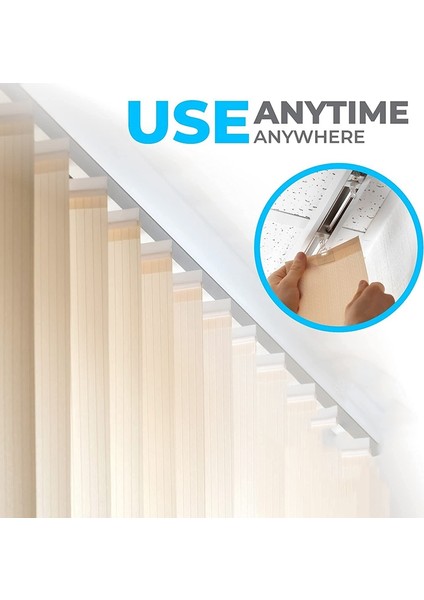 Dikey Kör Tamir Tırnakları-25 Set Şeffaf Dikey Kör Tamir Tırnakları Kanat Koruyucu Kendinden Yapışkanlı Dikey Perde Tamir Takımı (Yurt Dışından) fiyatları