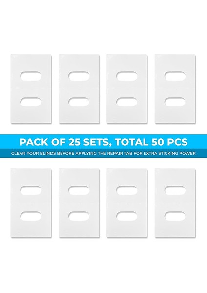 Dikey Kör Tamir Tırnakları-25 Set Şeffaf Dikey Kör Tamir Tırnakları Kanat Koruyucu Kendinden Yapışkanlı Dikey Perde Tamir Takımı (Yurt Dışından) modelleri