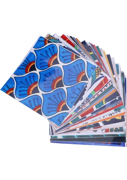 24PCS Kendinden Yapışkanlı Mozaik Tuğla Kiremit 3D Etiket Mutfak Banyo Duvar ÇIKARTMALARI-15X15CM (Yurt Dışından)