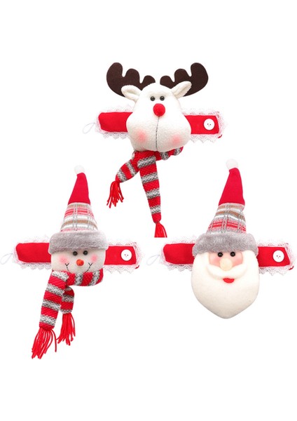 Noel Pencere Perde Tiebacks Süslemeleri Sevimli Bebek Kanca Ev Tatil Için Noel Accesorios Dekor Perde A (Yurt Dışından) fırsatları