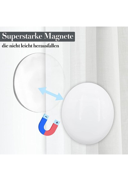 10 Adet Manyetik Perde Ağırlıkları Perdelik Ağırlıkları Mıknatıslı Duş Perdesi Ağırlıkları Alt Masa Örtüsü Perde, Beyaz (Yurt Dışından) indirimleri