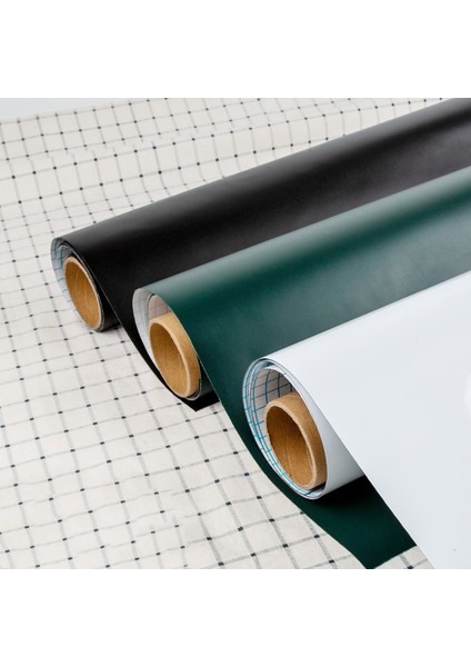 45X100 cm Manyetik Kara Tahta Duvar Çıkartmaları Çocuk Tebeşir Çizim Not Panosu Ofis Beyaz Tahta Yeşil Kendinden Yapışkanlı Çıkarılabilir Siyah (Yurt Dışından)