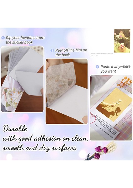 450 Parça Washi Sticker Estetik Çıkartma Seti, Scrapbook Günlüğü Için Alıntı Çıkartmaları Vintage Çıkartmaları, Scrapbook Sticker C (Yurt Dışından)