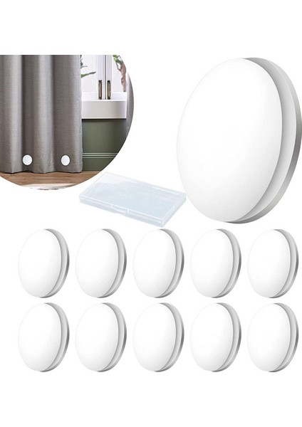 10 Adet Manyetik Perde Ağırlıkları Perdelik Ağırlıkları Mıknatıslı Duş Perdesi Ağırlıkları Alt Masa Örtüsü Perde, Siyah (Yurt Dışından) fırsatları