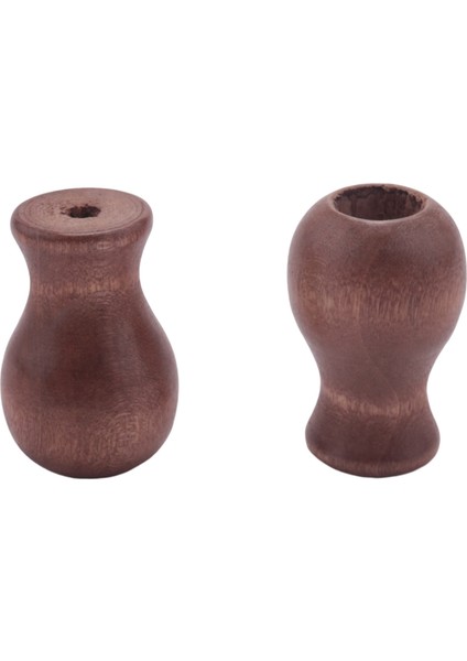 12 Paket Pencere Kör Ahşap Kordon Kolları Ahşap Asılı Top Kör Küçük Kolye Damlalar Panjur Veya Gölgeler Için Çekme Sonu Kahverengi (Yurt Dışından)