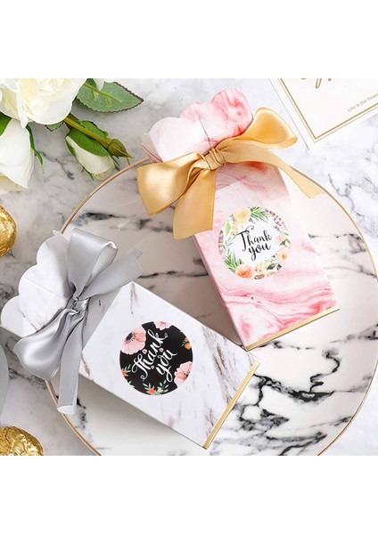 500 Adet/rulo 8 Türleri Çiçek Teşekkür Ederim Etiket Mühür Etiket Scrapbooking Noel Yapışkanı Dekorasyon Çıkartması Kırtasiye Etiket (Yurt Dışından) fiyatları