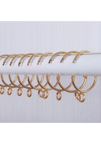 30 Adet Açılabilir Altın Perde Halkaları Kanca Pimleri Için Gözlü Açılır ve Kapanır Metal Paslanmaz Perde Halkaları (1,5 Inç) (Yurt Dışından) indirimleri