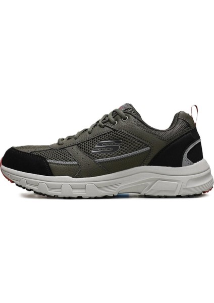 Oak Canyon-Verketta Mens Leather Outdoor Shoes Deri Erkek Outdoor Yürüyüş Ayakkabısı Yeşil