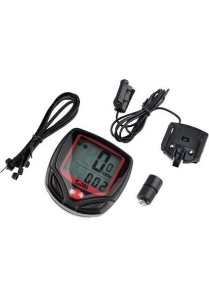 Bisiklet Bilgisayar LCD Dijital Ekran Su Geçirmez Bisiklet Kilometre Sayacı