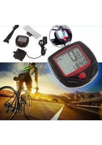 Bisiklet Bilgisayar LCD Dijital Erkan Su Geçirmez Bisiklet Kilometre Sayacı
