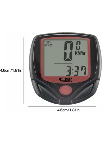 Bisiklet Bilgisayar LCD Dijital Erkan Su Geçirmez Bisiklet Kilometre Sayacı