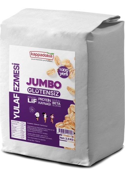 Yulaf Ezmesi Jumbo Glütensiz - 2,5 kg
