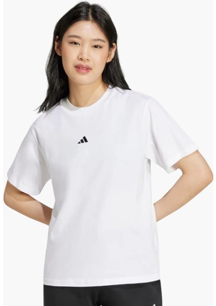 Sportswear Essentials Small Logo Cotton Crew Neck Short-Sleeve Kadın Tişört JC5944