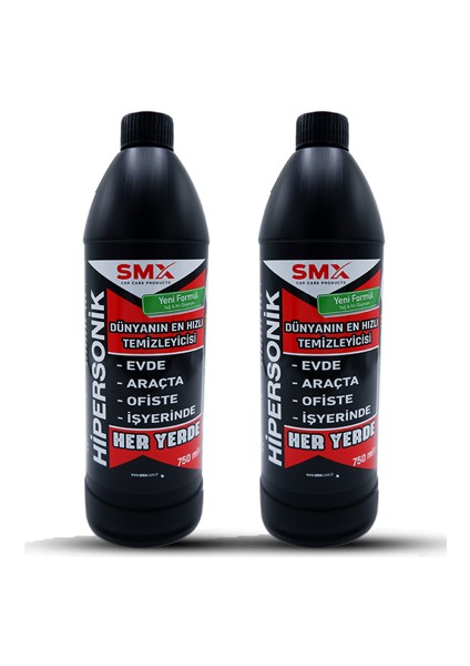 Hipersonik - Dünyanın En Hızlı Temizleyicisi 2 Adet 750 ml