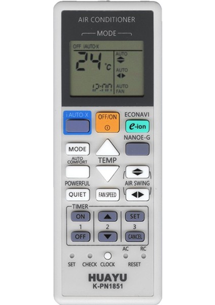 Unıversal Panasonıc Klima Kumandası K-PN1851