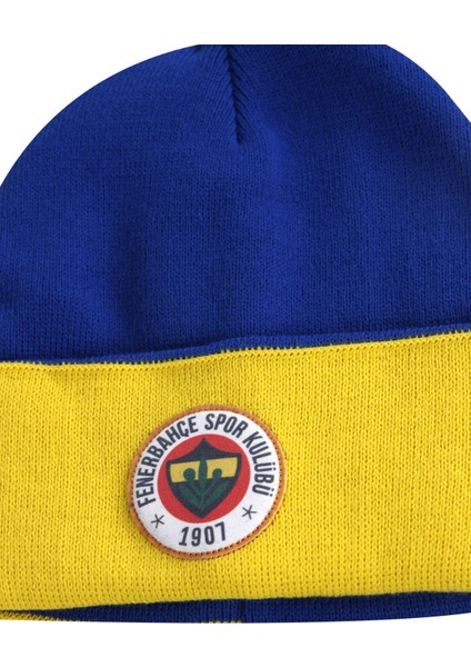 Retro Unısex Lacivert Sarı Bere