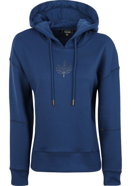 Kadın Trend Varak Palamutlu Sweat