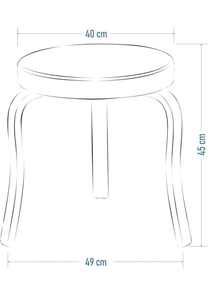 Ege Teddy Kumaş Naturel Ahşap Ayak Istiflenebilir Mutfak-Balkon Taburesi (2 Adet) indirimleri